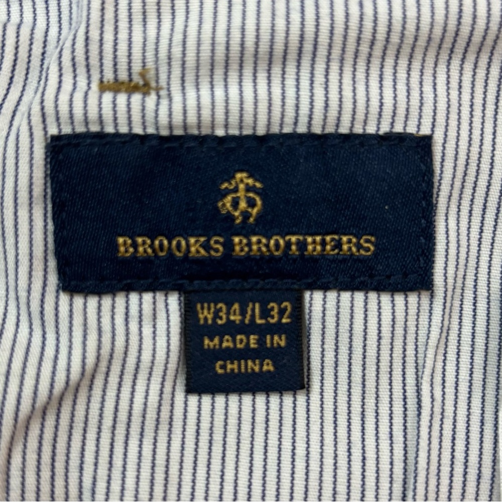 Brooks Brothers Corduroy Pants Men’s Size W34/L32 Brown - Picture 3 of 5